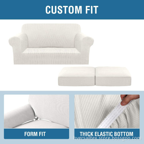 Loveseat Sofa Cover for 2 Seats Cushion Cover
